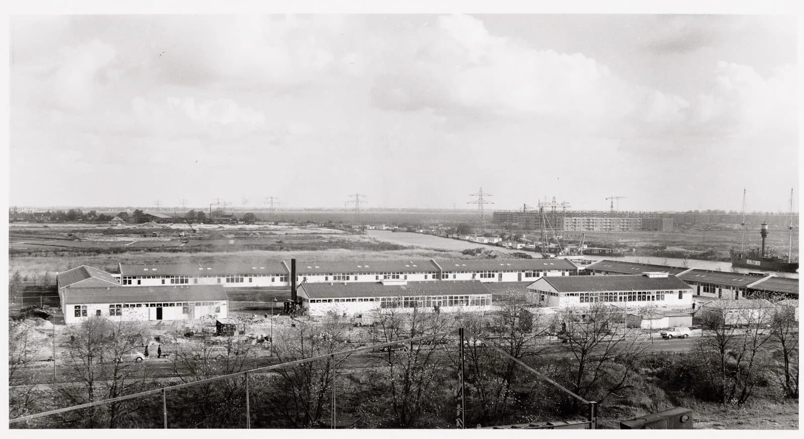 Aerial view of Amsterdam’s Atatürk housing complex for Turkish workers in 1965
