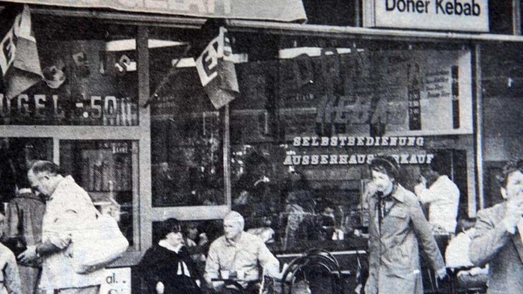 Kadir Nurman’s döner shop on Hardenbergplatz in Berlin