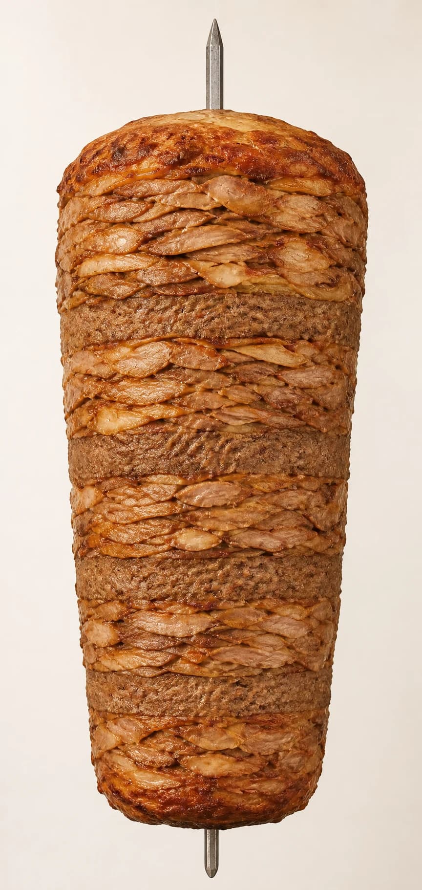 Karışık skewer alternating sliced and minced meat